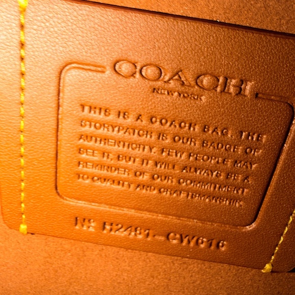 COACH, the Soft Empire 40 Leather Carryall Satchel Bag- Merlot - Picture 3 of 10